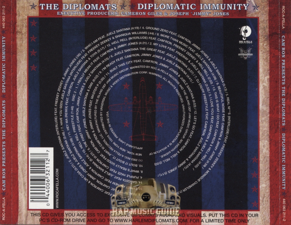 The Diplomats - Diplomatic Immunity: CD | Rap Music Guide